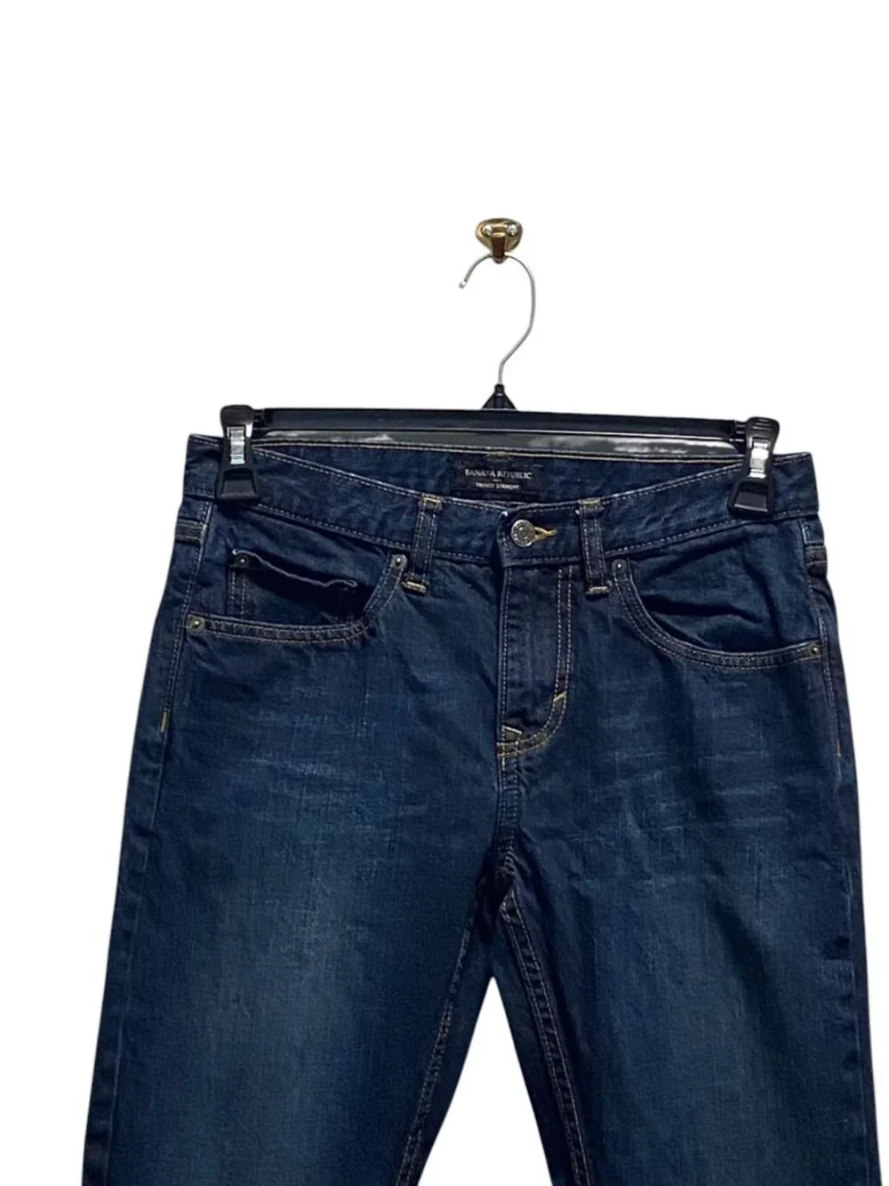 Banana Republic Mens Vintage Straight Leg Jeans Blue Size 30x32 Minimalist Denim